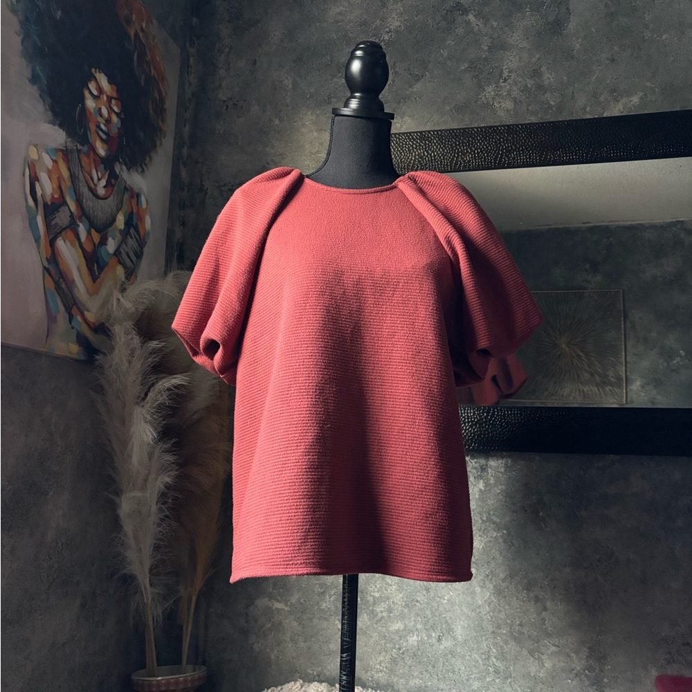 Worthington Elegant Women's Top in Rich Red